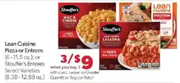 Family Fresh Market Lean Cuisine Pizza or Entrees offer