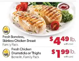Family Fresh Market Golden Pump Fresh Boneless, Skinless Chicken Breast Family Pack offer