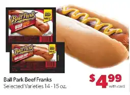Family Fresh Market Ball Park Beef Franks offer