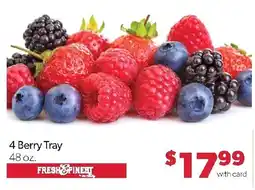 Family Fresh Market Fresh & Finest 4 Berry Tray offer