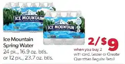 Family Fresh Market Ice Mountain Spring Water offer