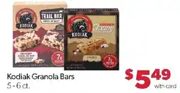Family Fresh Market Kodiak Granola Bars offer