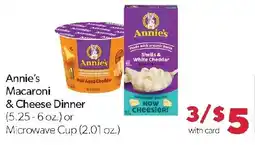 Family Fresh Market Annie's Macaroni & Cheese Dinner offer