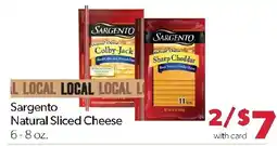 Family Fresh Market Sargento Natural Sliced Cheese offer