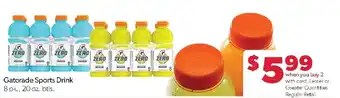 Family Fresh Market Gatorade Sports Drink offer
