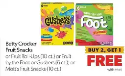 Family Fresh Market Betty Crocker Fruit Snacks offer