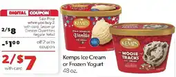 Family Fresh Market Kemps ice cream or frozen yogurt offer