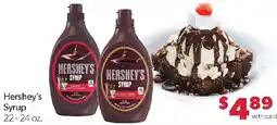 Family Fresh Market Hershey's Syrup offer