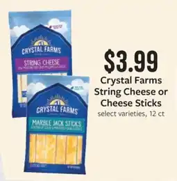 Fareway Crystal Farms String Cheese or Cheese Sticks offer
