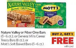 Family Fresh Market Nature Valley or Fiber One Bars offer