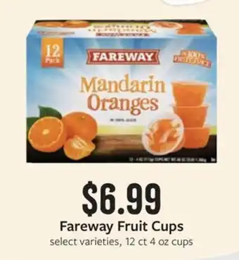 Fareway fruit cups