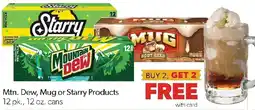 Family Fresh Market Mtn. Dew, Mug or Starry Products offer
