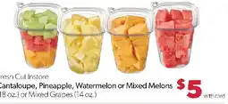 Family Fresh Market Fresh Cut Instore Cantaloupe, Pineapple, Watermelon or Mixed Melons offer