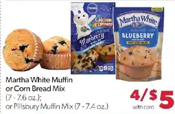 Family Fresh Market Martha White Muffin or Corn Bread Mix offer