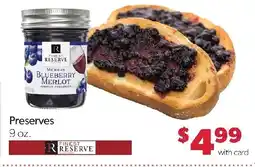 Family Fresh Market Finest Reserve Michigan Blueberry Merlot Preserves offer