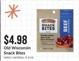 Fareway Old Wisconsin Snack Bites offer