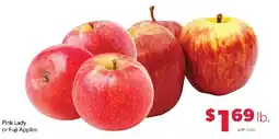 Family Fresh Market Pink Lady or Fuji Apples offer