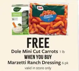 Fareway Dole Mini Cut Carrots offer