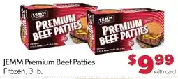 Family Fresh Market Jemm Premium Beef Patties offer