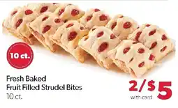 Family Fresh Market Fresh Baked Fruit Filled Strudel Bites offer