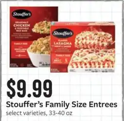 Fareway Stouffer's Family Size Entrees offer