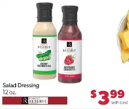 Family Fresh Market Finest Reserve Salad Dressing offer