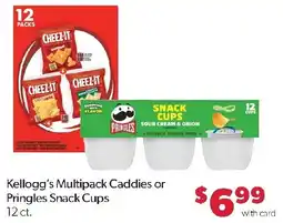 Family Fresh Market Kellogg's Multipack Caddies or Pringles Snack Cups offer