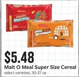 Fareway Malt O Meal Super Size Cereal offer