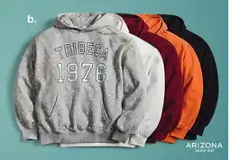 JC Penney Juniors' Arizona Crewneck Fleece Hoodies offer