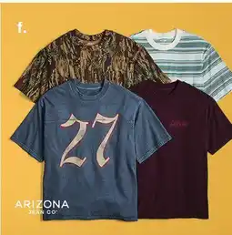 JC Penney Young Men's Arizona Boxy Tees offer