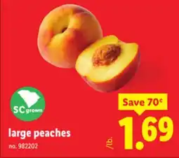 Lidl large peaches offer