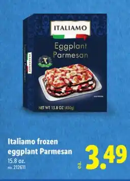 Lidl Italiamo frozen eggplant Parmesan offer