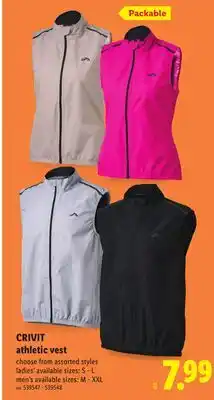 Lidl CRIVIT athletic vest offer