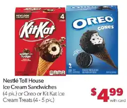 Family Fresh Market Nestlé Toll House Ice Cream Sandwiches or Oreo or Kit Kat Ice Cream Treats offer