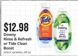 Fareway Downy Rinse & Refresh or Tide Clean Boost offer