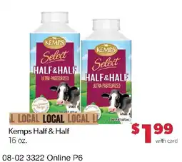 Family Fresh Market Kemps Half & Half offer