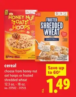 Lidl cereal offer