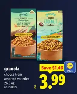 Lidl granola offer