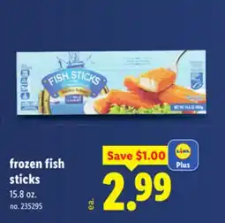 Lidl frozen fish sticks offer