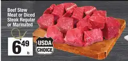 Super King Markets Beef Stew Meat or Diced offer