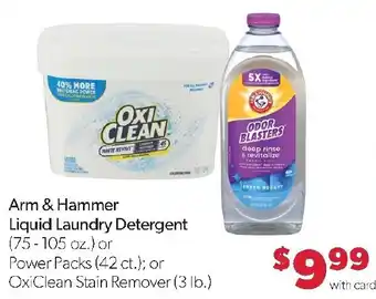 Family Fresh Market Arm & Hammer Liquid Laundry Detergent offer