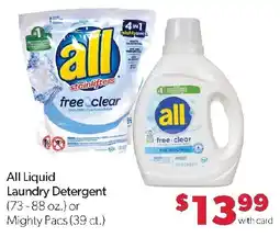 Family Fresh Market All Liquid Laundry Detergent offer