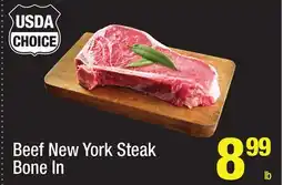 Super King Markets Beef New York Steak offer