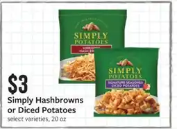 Fareway Simply Hashbrowns or Diced Potatoes offer