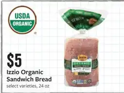 Fareway Izzio Organic Sandwich Bread offer