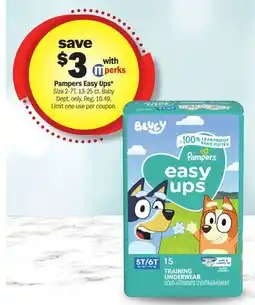 Meijer Pampers Easy Ups offer