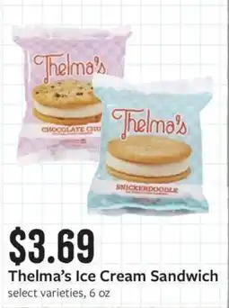 Fareway Thelma's ice cream sandwich offer