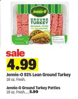 Meijer Jennie-O 93% Lean Ground Turkey offer