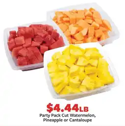 Fareway Party Pack Cut Watermelon, Pineapple or Cantaloupe offer