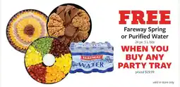 Fareway Fareway Spring or Purified Water offer